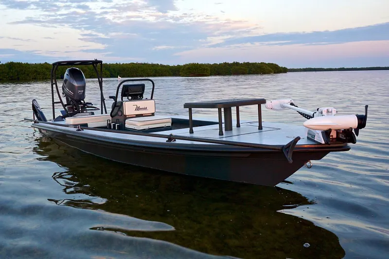 Slide: The Image of Manufacturer Provided Image: 2026 Maverick 17 HPX-S boat on calm water at sunset, featuring sleek design and advanced equipment. - 34