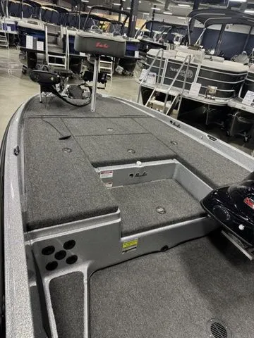 Slide: The Image of 2026 Bass Cat Pantera II boat interior with spacious deck and modern design. - 4