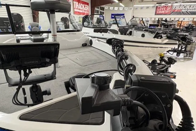 Slide: The Image of 2026 Nitro ZV19 Pro boat interior with advanced Garmin navigation system. - 9