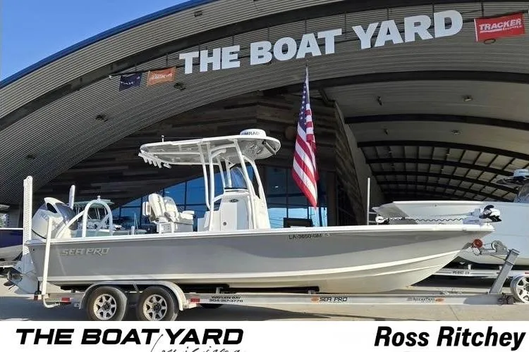 The Image of 2021 Sea Pro 248 Bay boat on trailer at The Boat Yard dealership. - 0
