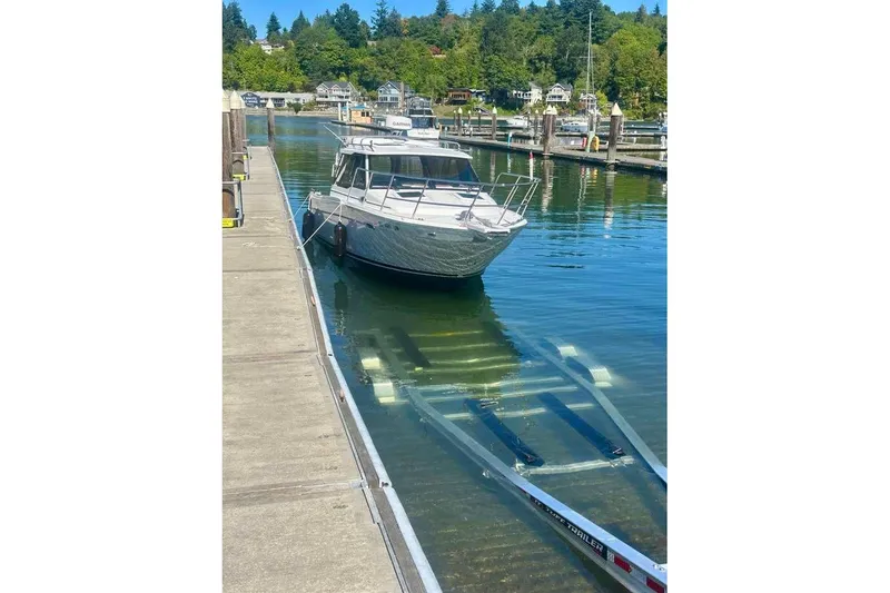 Slide: The Image of Manufacturer Provided Image: 2025 Cutwater C-248 Coupe boat layout, top view, featuring interior and deck design. - 20