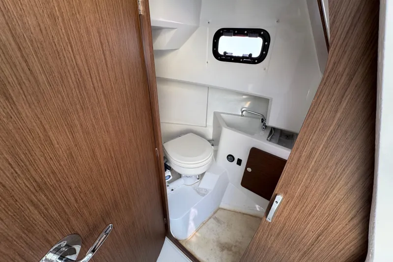 Slide: The Image of Bathroom interior of 2026 Jeanneau NC Sport 795 Series 2 boat. - 15