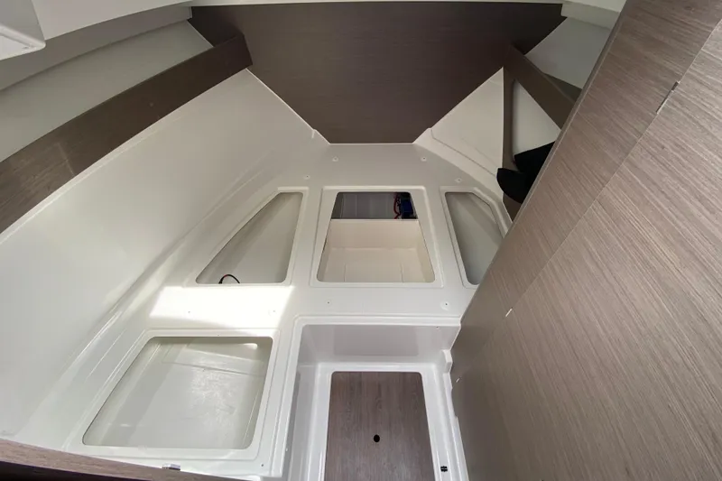 Slide: The Image of Interior cabin of 2026 Jeanneau NC 795 Series 2 boat, featuring modern design. - 40