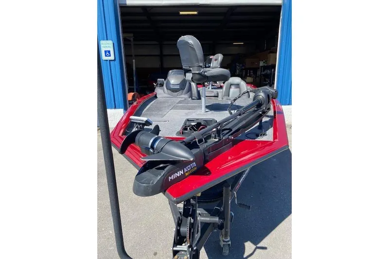 Slide: The Image of 2021 Bass Tracker Pro Team 195 TXW Team Edition boat with Minn Kota trolling motor. - 3