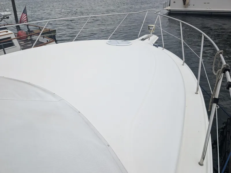 Slide: The Image of Built-in refrigerator on a 2005 Silverton 34 Convertible boat. - 15