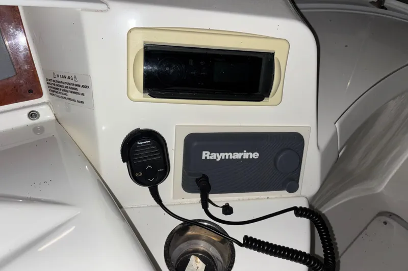 Slide: The Image of Engine room of 2005 Silverton 34 Convertible with Volvo Penta engines. - 47