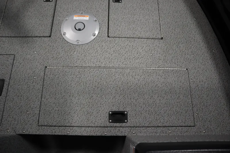 Slide: The Image of Interior of 2026 Crestliner 1850 Kodiak WT with storage compartments. - 19