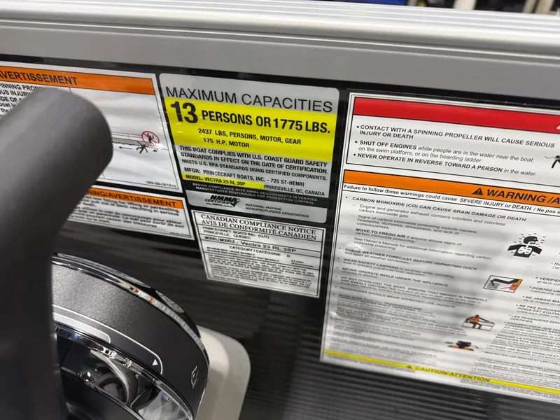 Slide: The Image of Princecraft Vectra 23 RL SS Swingback Tritoon & Mercury 4-Stroke EFI 2026 - 15