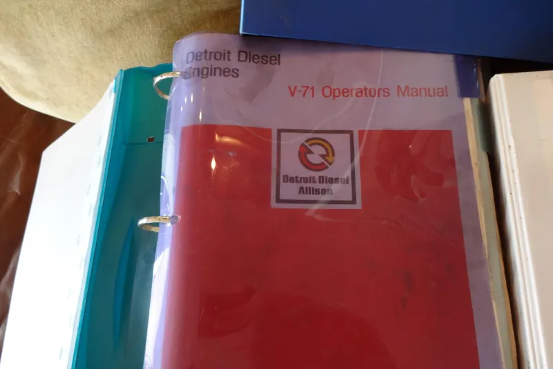 Slide: The Image of Detroit Diesel V-71 Operators Manual for 1977 Hatteras 53 Motor Yacht. - 108