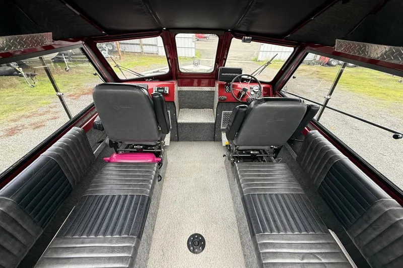 Slide: The Image of Cannon Magnum 10 STX fishing downrigger with positive ion control, on Thunder Jet 21 Luxor OB. - 18