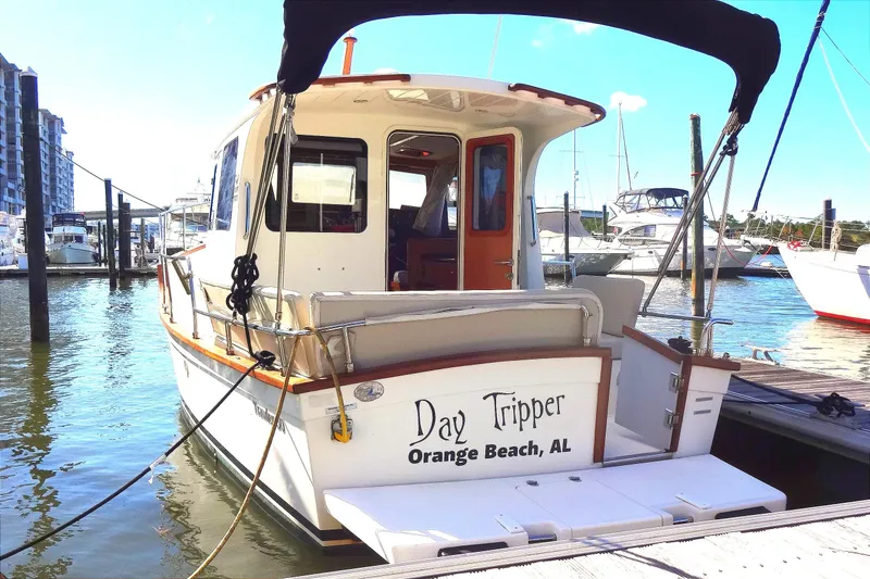 Slide: The Image of 2016 North Aegean Trawler 30 docked at marina, "Day Tripper" from Orange Beach, AL. - 7