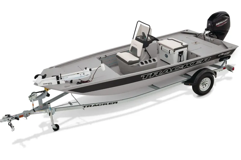 The Image of 2026 Tracker Bass Tracker Classic CC boat with Mercury engine on trailer. - 0