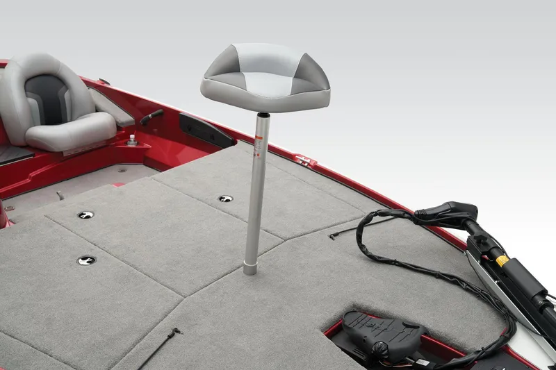 Slide: The Image of 2026 Nitro Z17 boat storage compartment with open lid, showcasing interior design. - 13