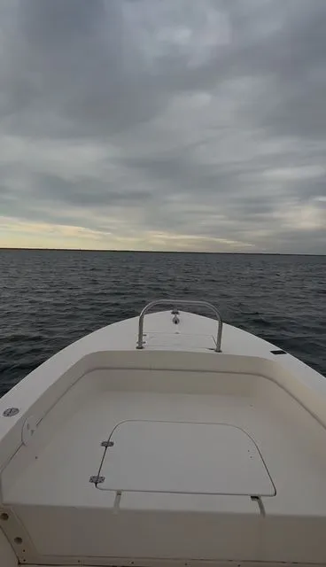 Slide: The Image of Cockpit view of a 2001 Jones Brothers Cape Fisherman 1910 with Garmin navigation system. - 9