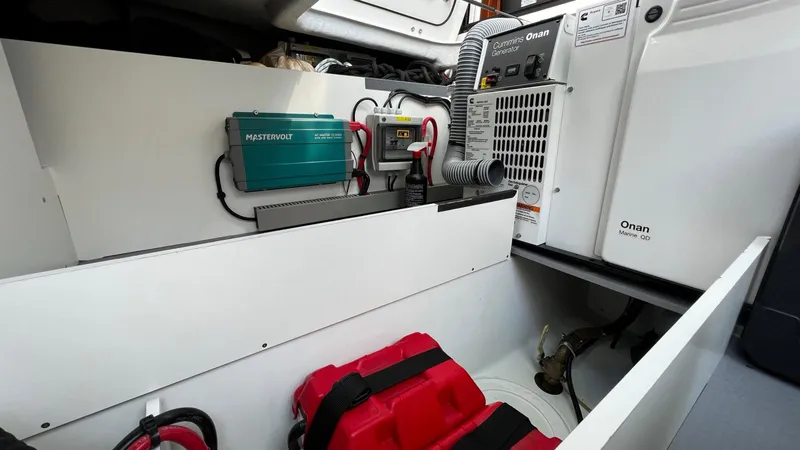 Slide: The Image of Electrical system with Mastervolt inverter on 2020 Beneteau Swift Trawler 44. - 27