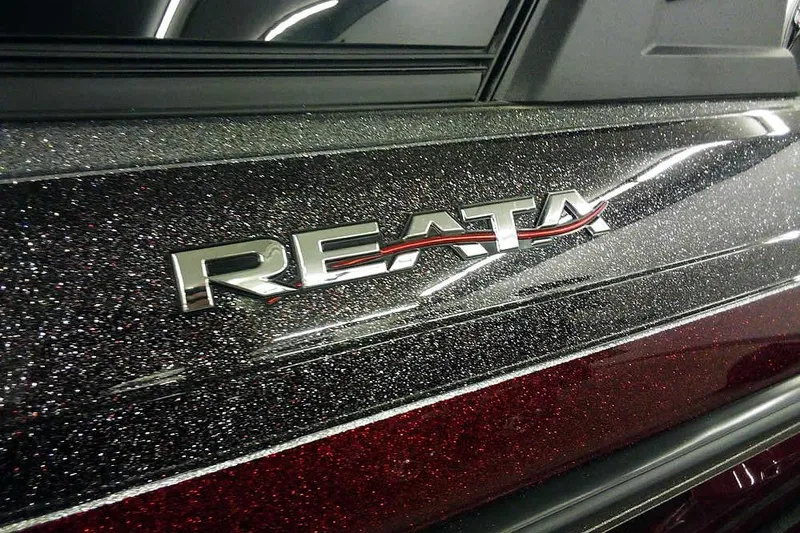 Slide: The Image of 2026 Ranger 1850MS Reata logo on a glittery surface. - 4