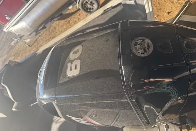 Slide: The Image of 2026 Lowe Fishing Machine 1625SC with Mercury 60 outboard motor. - 29