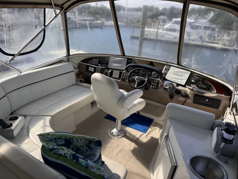 Slide: The Image of Carver 444 Cockpit Motor Yacht 2001 - 17