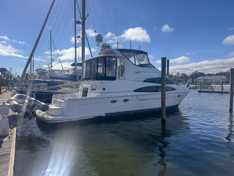 Slide: The Image of Carver 444 Cockpit Motor Yacht 2001 - 3