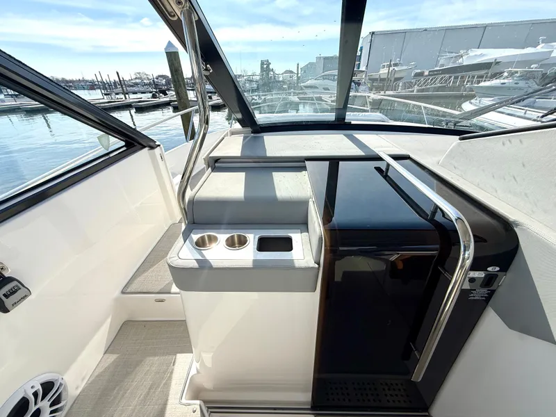 Slide: The Image of Interior of 2022 Regal 36 XO showing wiring and serial number. - 25