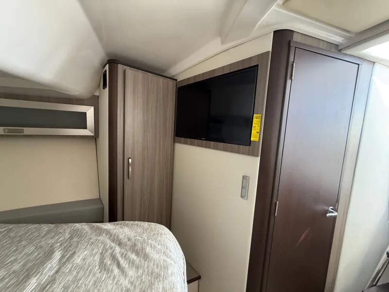 Slide: The Image of Interior of 2022 Regal 36 XO with luxurious seating. - 27