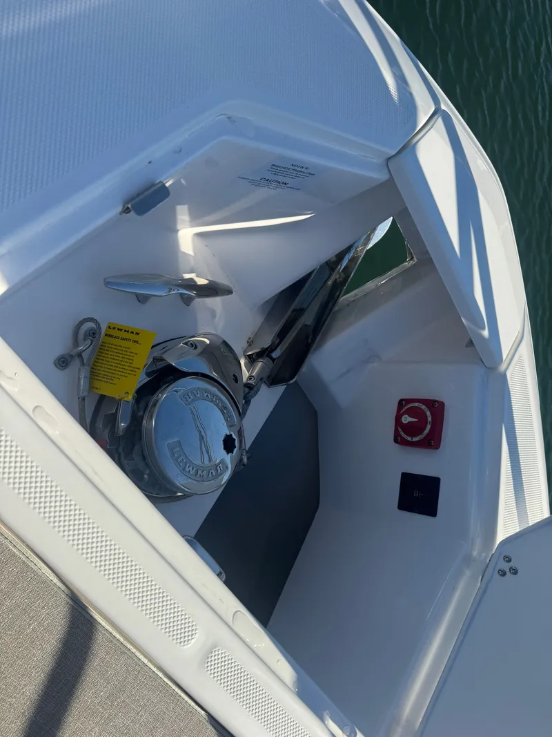 Slide: The Image of Anchor area of the 2022 Regal 36 XO yacht. - 49