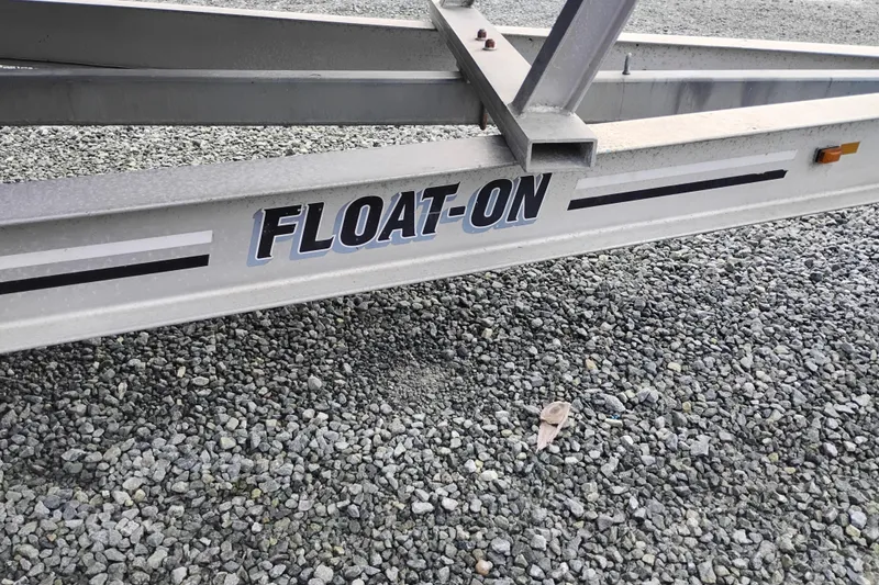 Slide: The Image of Trailer frame with "FLOAT-ON" text, suitable for 2007 Glacier Bay 2685 Coastal Runner. - 44