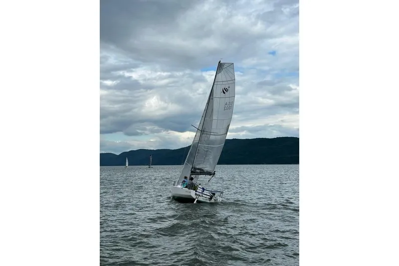 Slide: The Image of 2022 Beneteau First 24 SE sailing. - 6