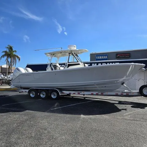 Slide: The Image of Cobia 305 Center Console 2026 - 2