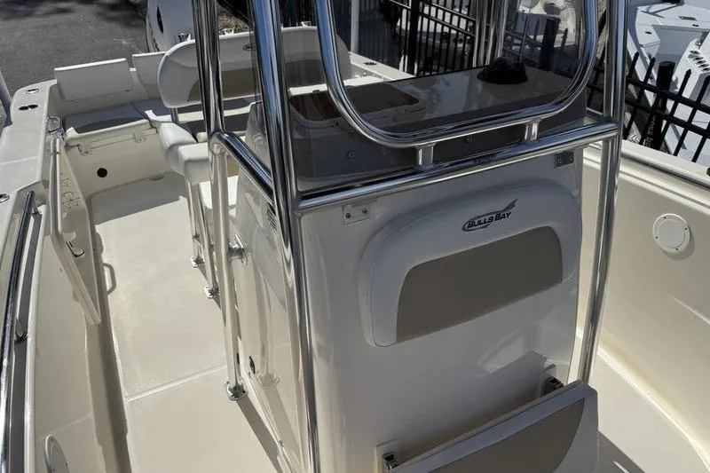 Slide: The Image of 2025 Bulls Bay 230 Center Console boat interior with sleek design and modern features. - 9