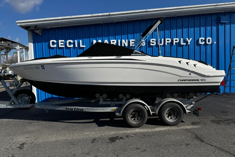 The Image of 2016 Chaparral 21 H2O Sport boat on trailer at Cecil Marine Supply Co. - 1