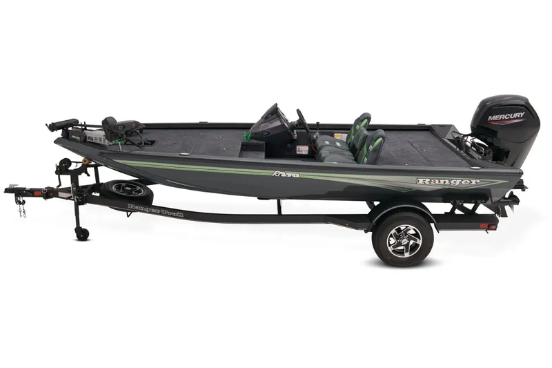 Slide: The Image of 2026 Ranger RT178 boat cockpit with steering wheel and control panel. - 3