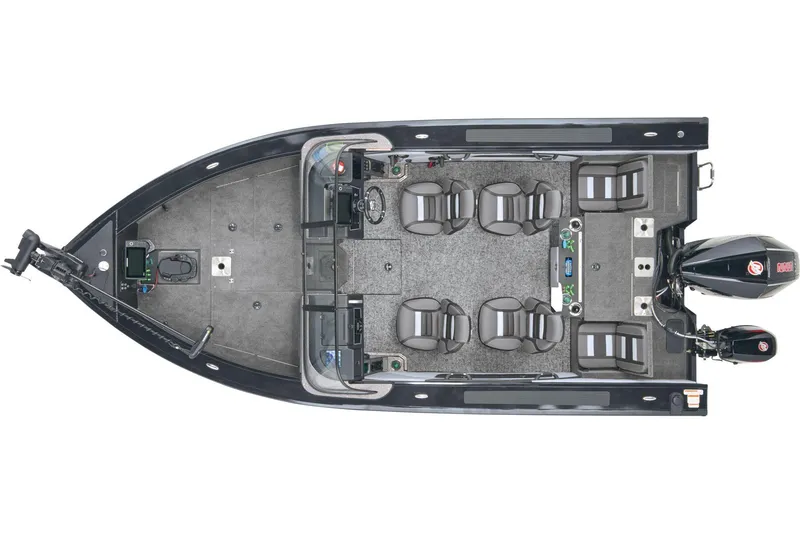 Slide: The Image of 2026 Ranger VX1888 WT boat on trailer, rear view, parked outdoors. - 5