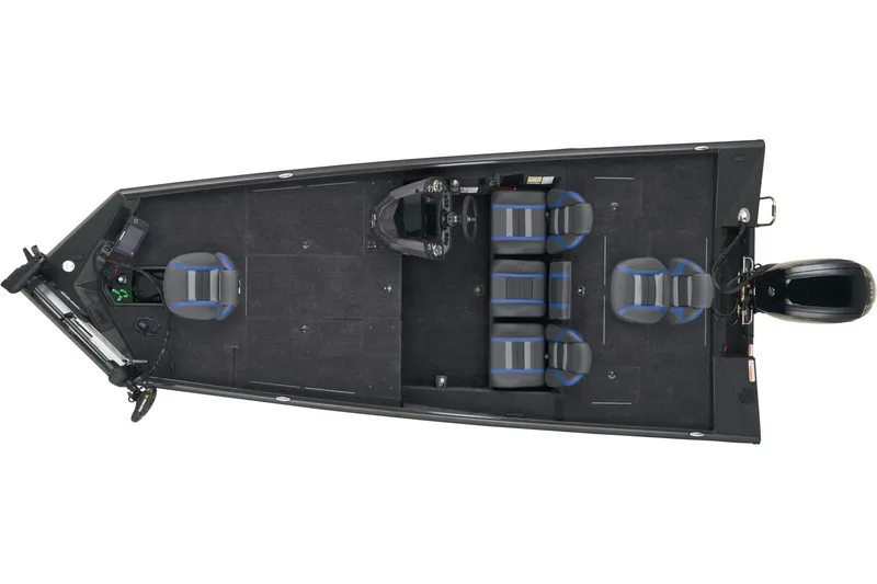 Slide: The Image of 2026 Ranger RT188 boat with trolling motor on a sunny day. - 8