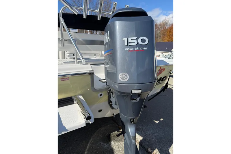 Slide: The Image of 2008 Tidewater 2100 Bay Max with Yamaha 150 four-stroke engine. - 22