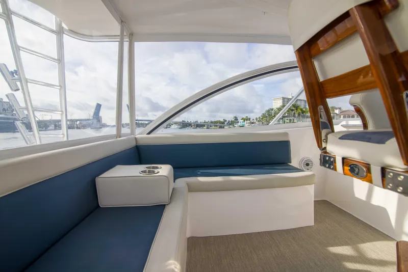 Slide: The Image of Cabo 41 Justice - Exterior Helm - 28