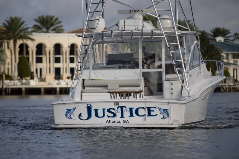 Slide: The Image of Cabo 41 Justice - Exterior Transom - 4