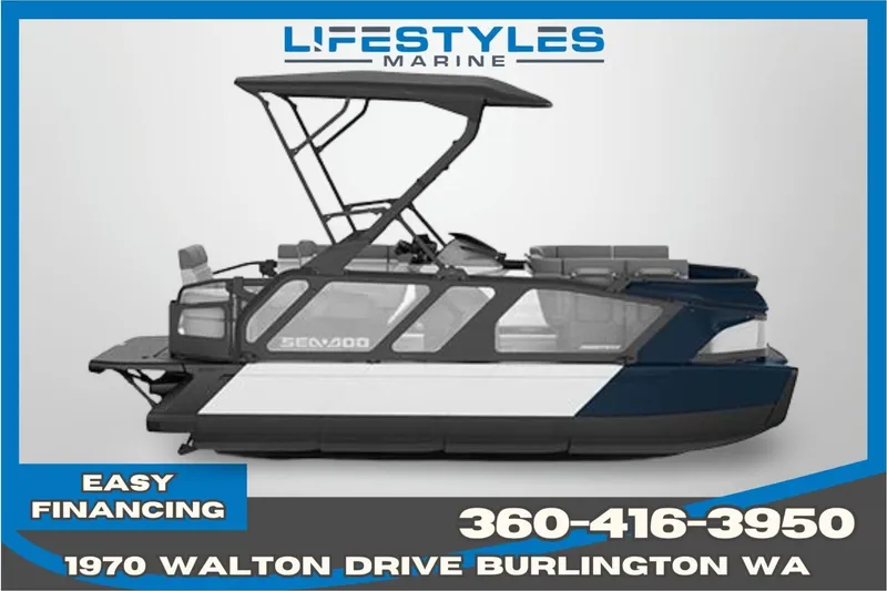 The Image of 2025 Sea-Doo Switch Cruise 18 pontoon boat, available at Lifestyles Marine, Burlington WA. - 0