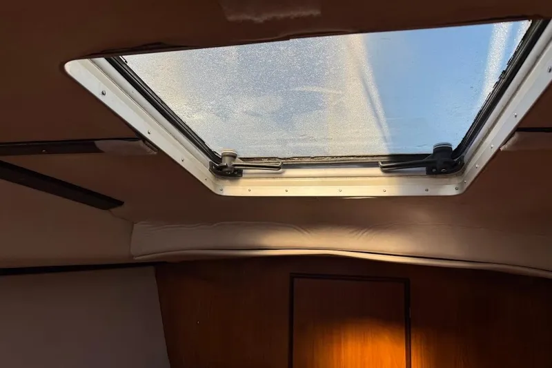 Slide: The Image of Interior view of 1985 Jouet 950 sailboat with skylight. - 8