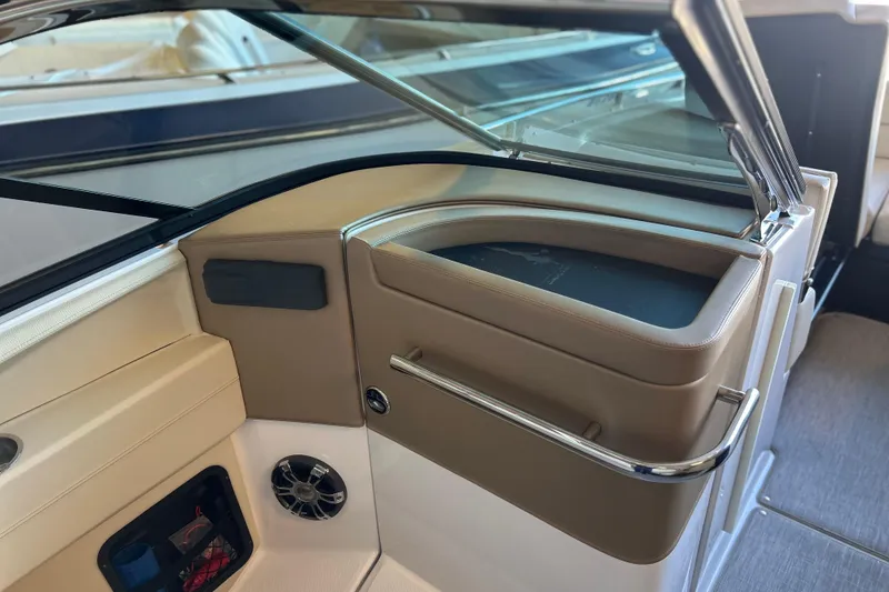 Slide: The Image of 2019 Regal 2800 Bowrider interior with sleek design and modern features. - 31