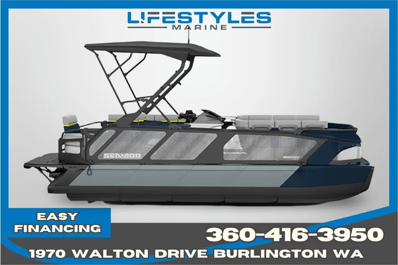 The Image of 2025 Sea-Doo Switch Cruise Limited 21 pontoon boat, Lifestyles Marine, Burlington WA. - 0