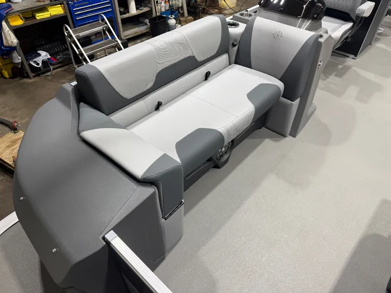 Slide: The Image of Tahoe GEOfish 2385 Rear Fish Tritoon & Honda 4-Stroke EFI 2026 - 7