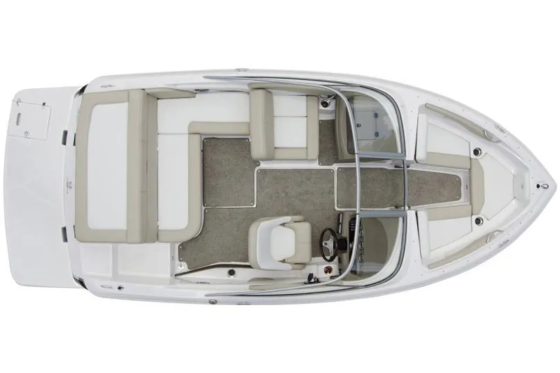 Slide: The Image of Manufacturer Provided Image: Top view of 2014 Regal 1900 ES Bowrider boat interior layout. - 32