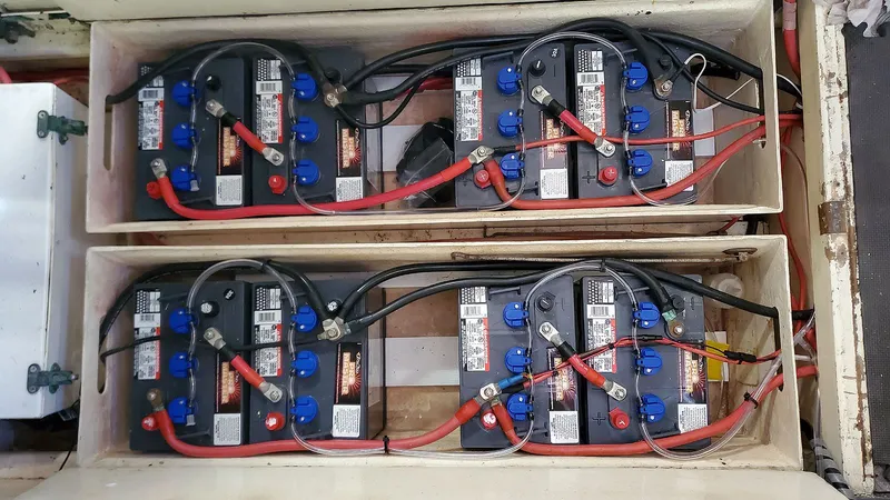 Slide: The Image of Start and House Battery Bank - 55