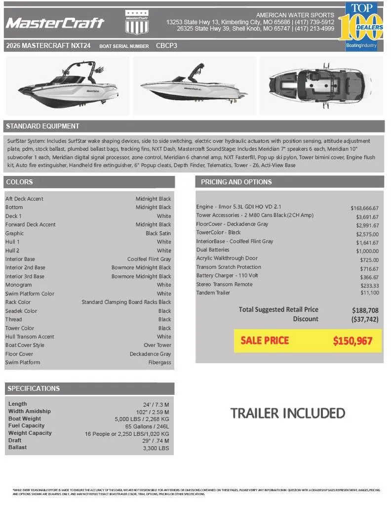 Slide: The Image of MasterCraft NXT24 2026 - 27