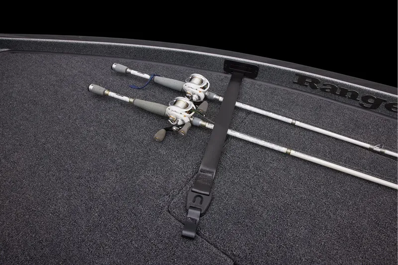 Slide: The Image of Luxurious brown seat of 2026 Ranger Z520R Cup-Equipped boat, featuring elegant stitching. - 17