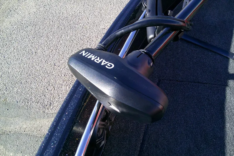 Slide: The Image of Garmin device on 2026 Nitro ZV21 Pro boat deck, close-up view. - 9