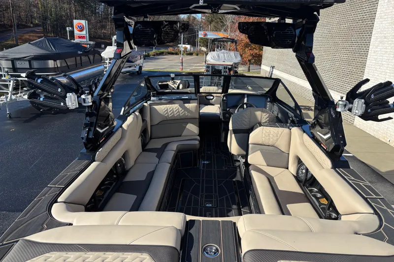 Slide: The Image of 2026 Centurion Ri245 boat interior with luxurious seating and advanced features. - 7