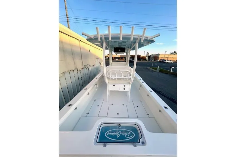 Slide: The Image of 2026 Pair Customs 24 Center Console MV boat with spacious deck and modern design. - 15