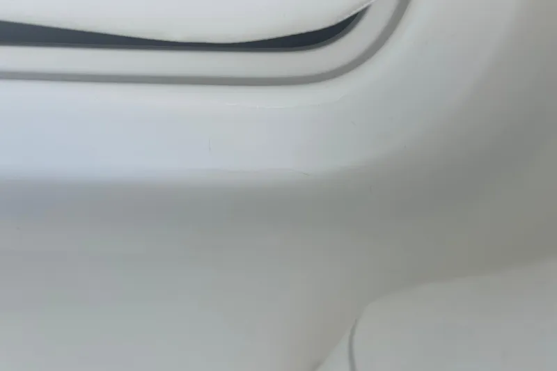 Slide: The Image of Close-up of 2016 Bayliner Element XL boat interior detail. - 55